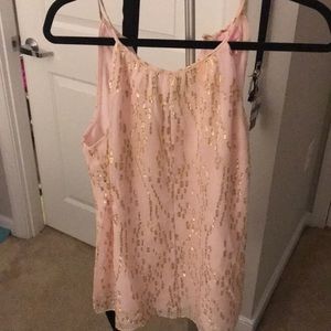 Lilly Pulitzer Pink Chiffon Tank